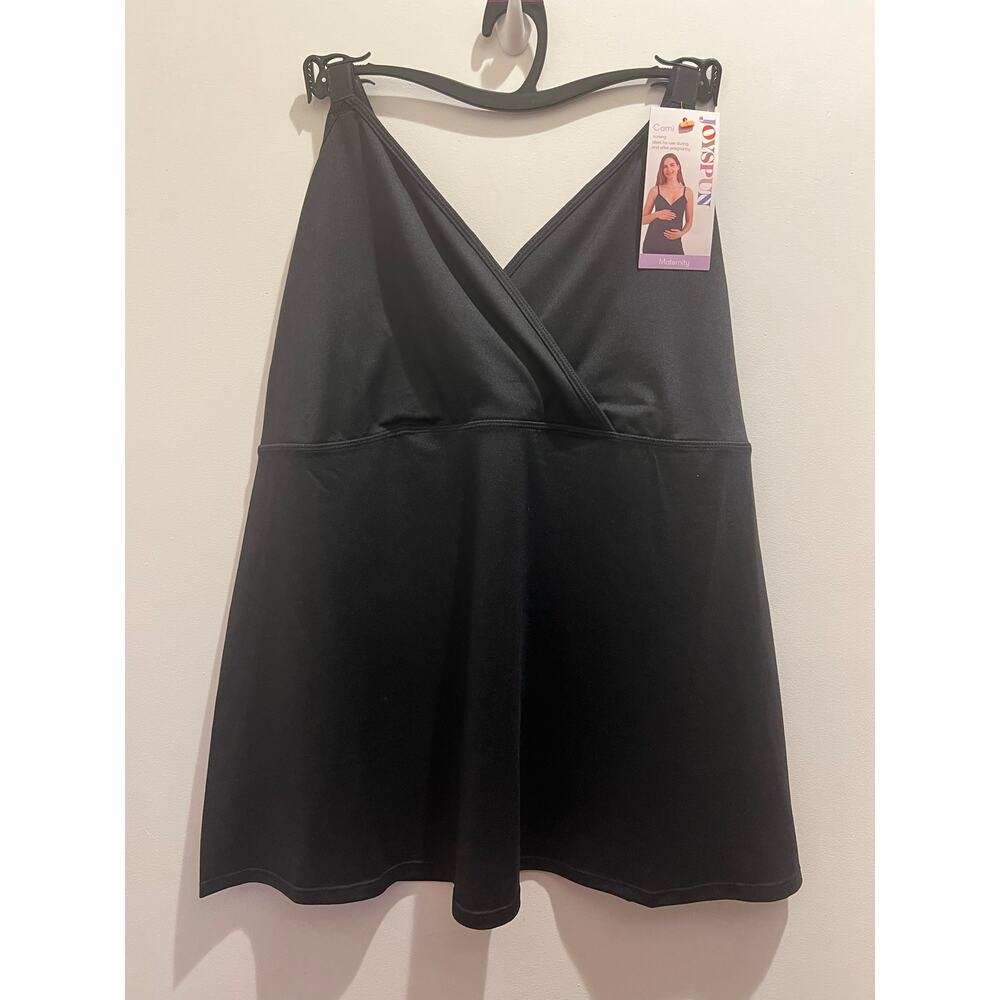 Joyspun Women's Maternity Crossover Nursing Cami, Size XXL - XXXL